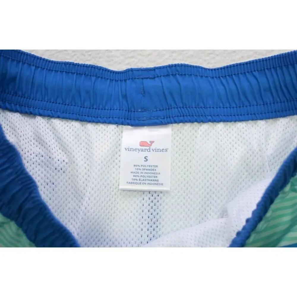 Vineyard‎ Vines Whale Swim Trunks Striped Water Shorts Surf Mens Sz Large